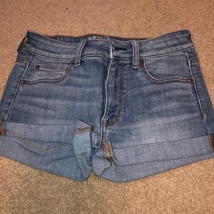 American Eagle Outfitters Light Blue Jean Shorts